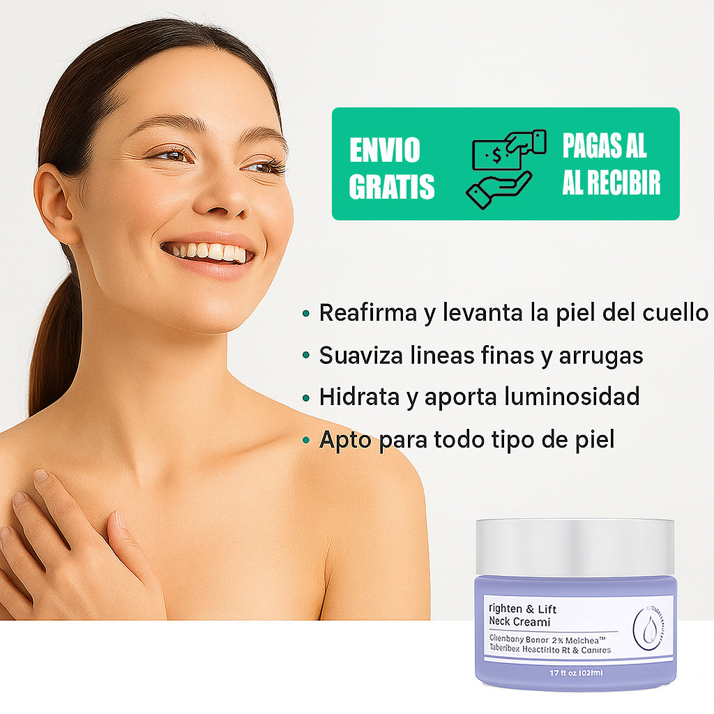 Crema antienvejecimiento para el cuello